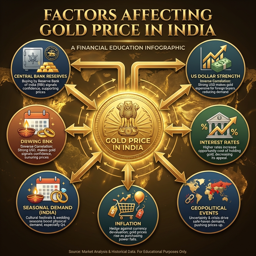 Top 10 Factors That Affect Gold Rates in India